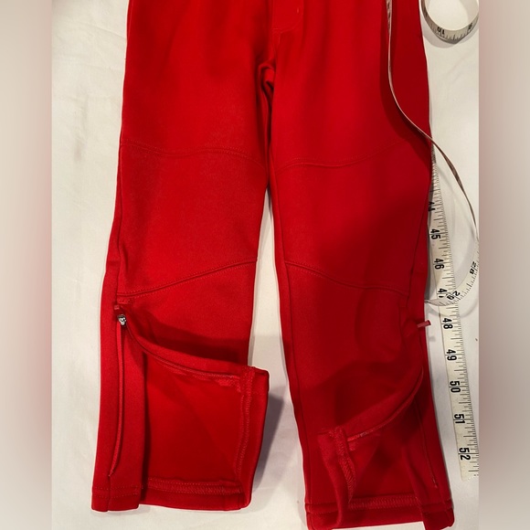NEW OshKosh B’Gosh Toddler Boys Red Sweat Pants Drawstring w/zipper legs Size 4 - Picture 5 of 7